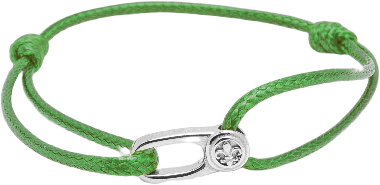 String Bracelet with Silver Hook