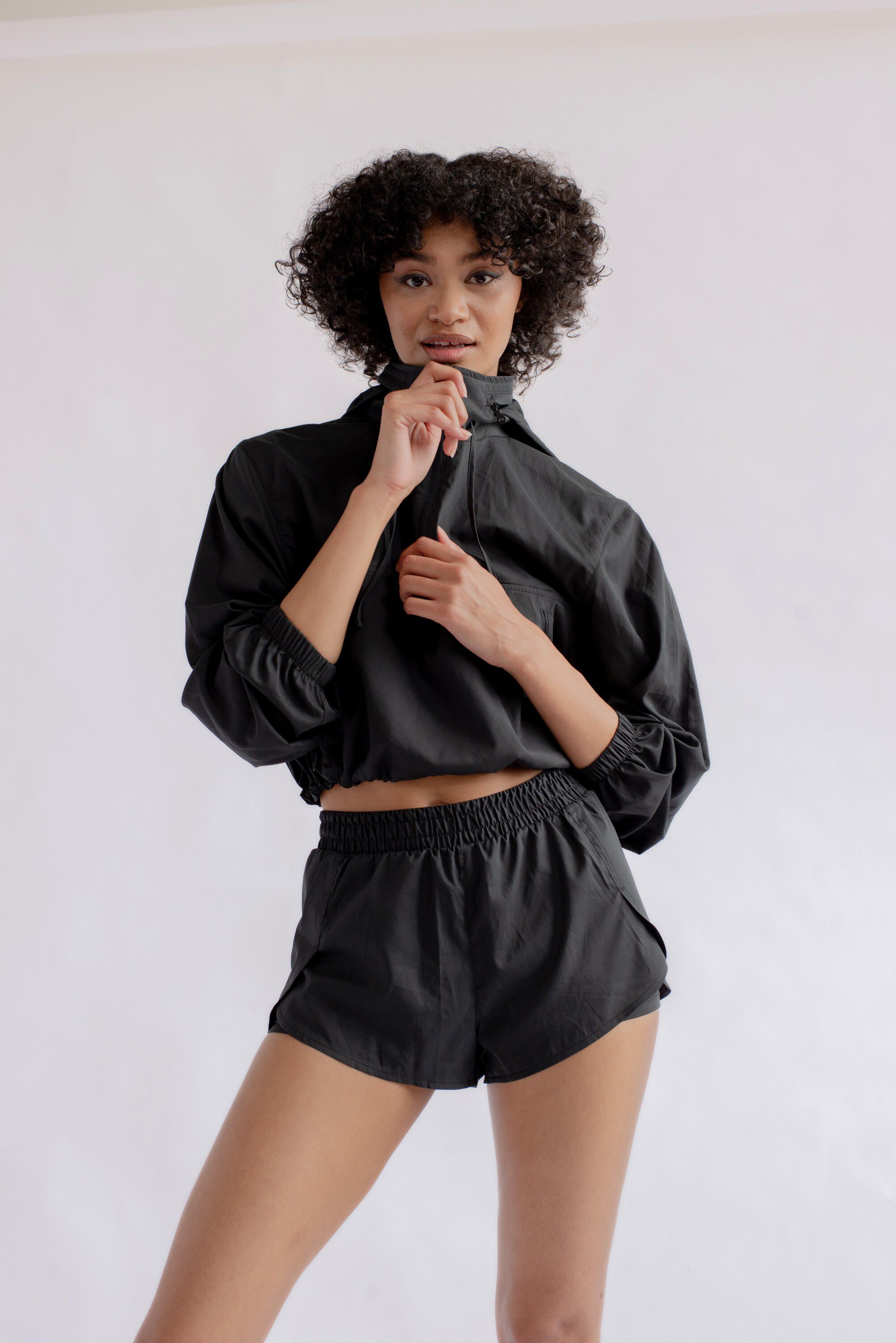 Hummingbird Windbreaker, Half Zip