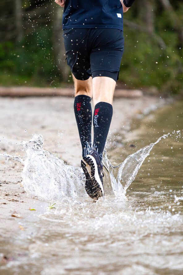 Merino Shin-Tech Grip løbestrømper