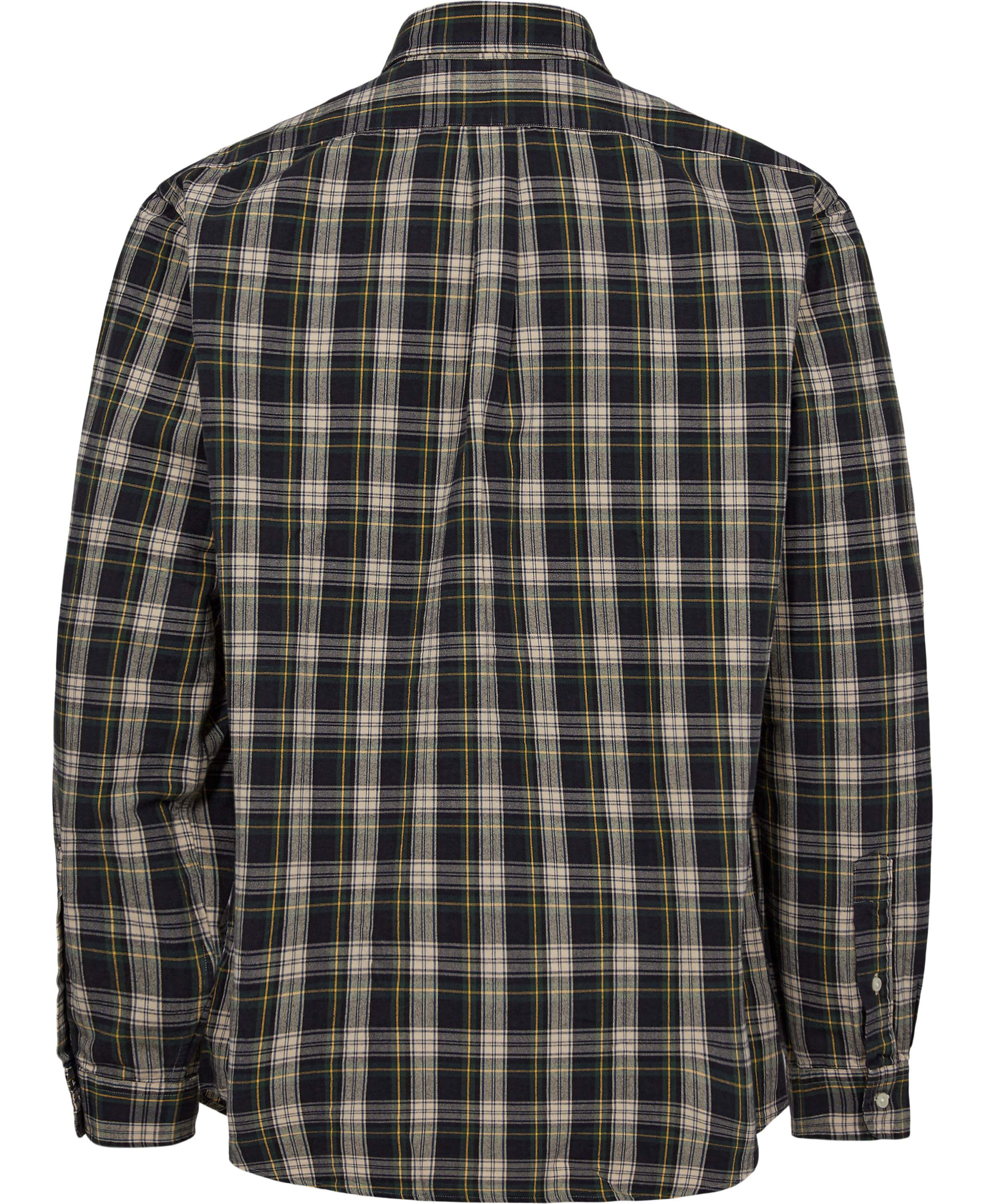 Custom Fit Plaid Oxford Shirt