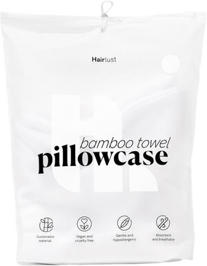 Towel Pillowcase, White 60x63/70cm
