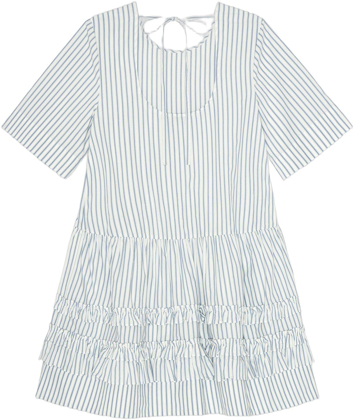 Stripe Cotton Mini Dress