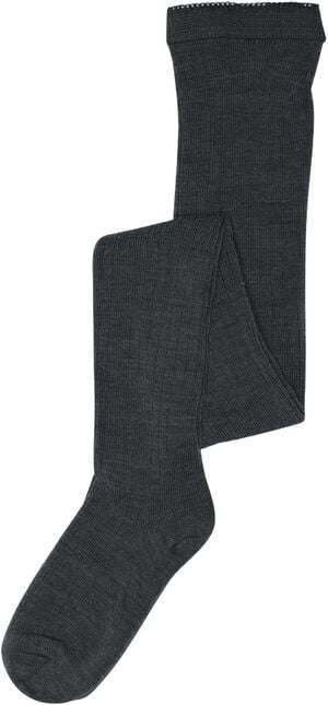 Wool rib tights