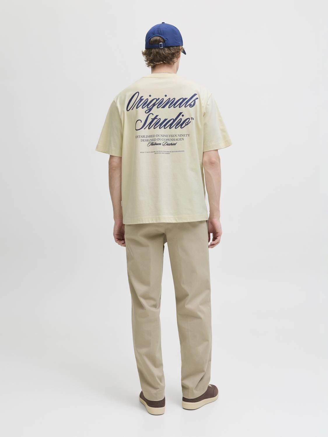 JORNORREBRO TYPO TEE SS CREW NECK N