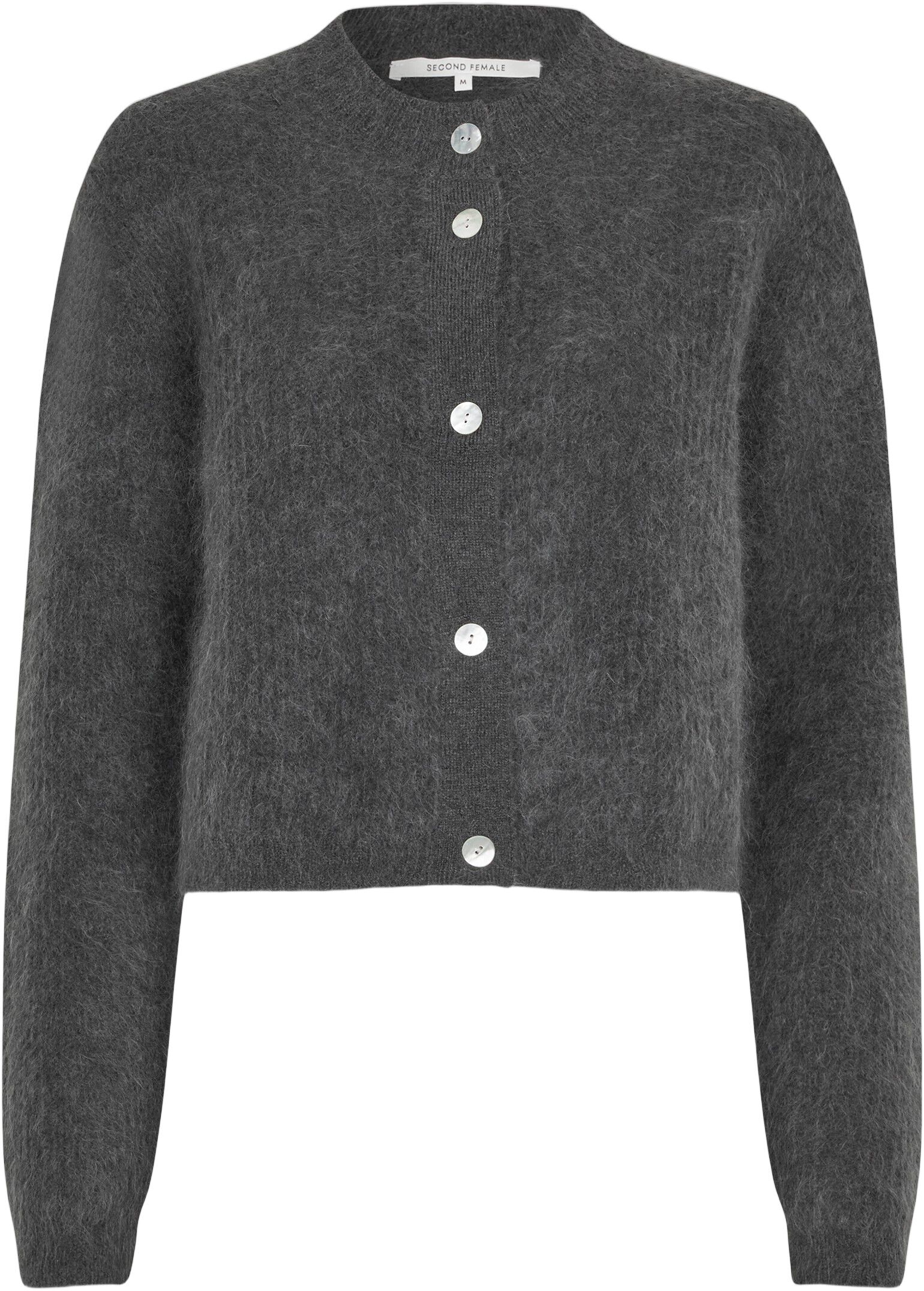 Andrea Knit Rib LS Cardigan