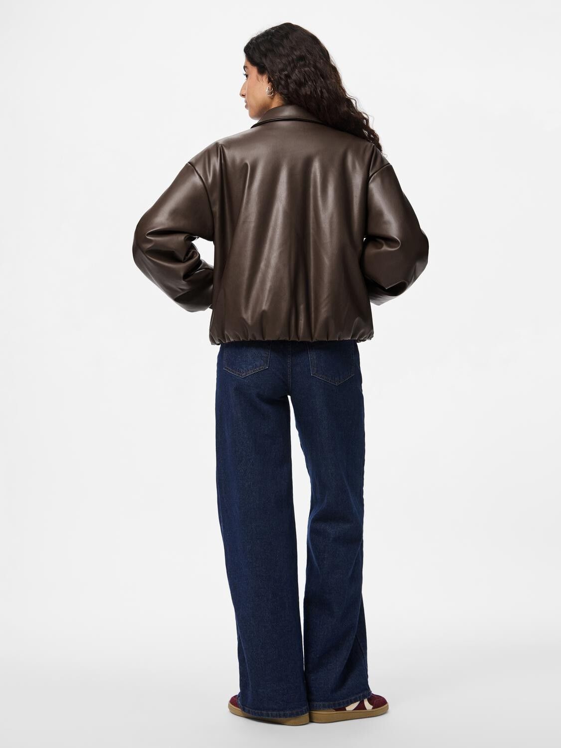 Pclara Padded Coated Bomber Jacket Wb Bc