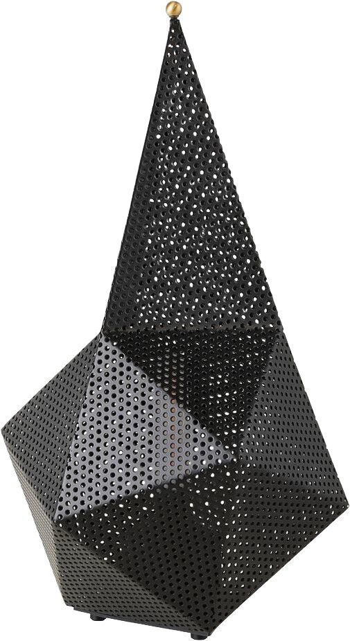 Bagdad Portable Lamp, EU Shade: Soft Black Semi Matt