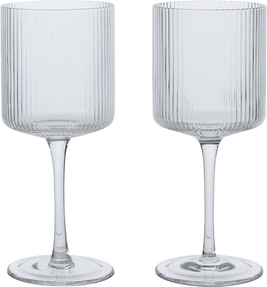 Ripple White Wine Glasses - Set of