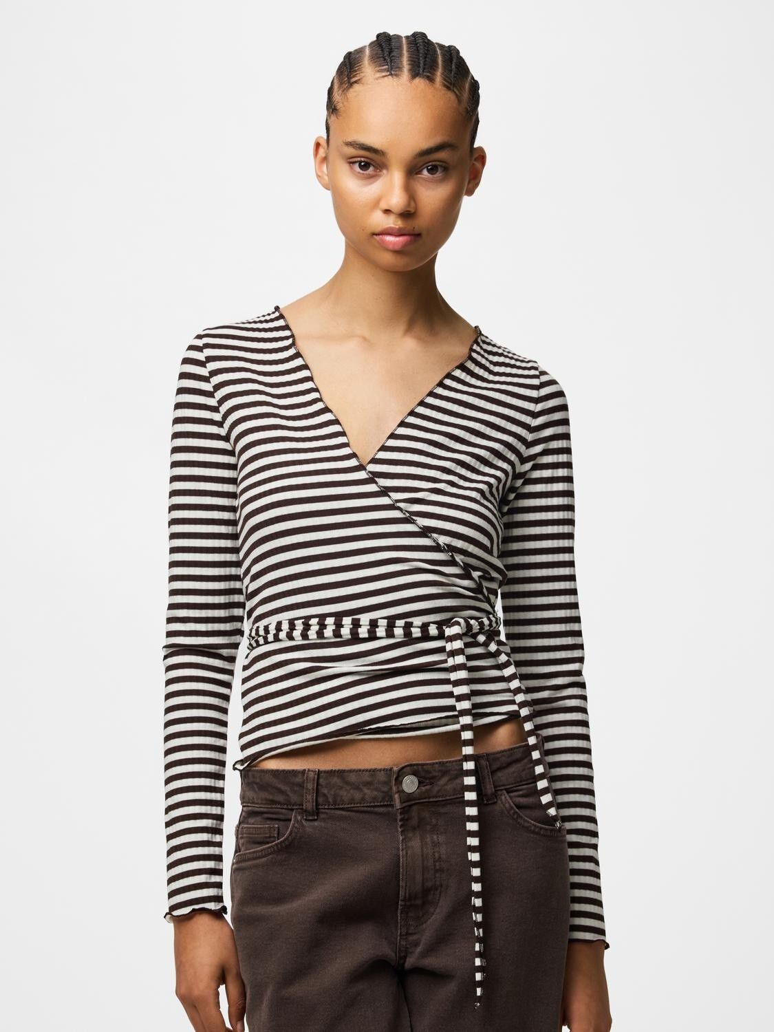 Pclaya Ls Wrap Top Jrs