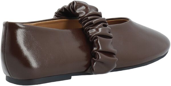 BIALUNA Scrunchie Ballet Flat Faux Leather