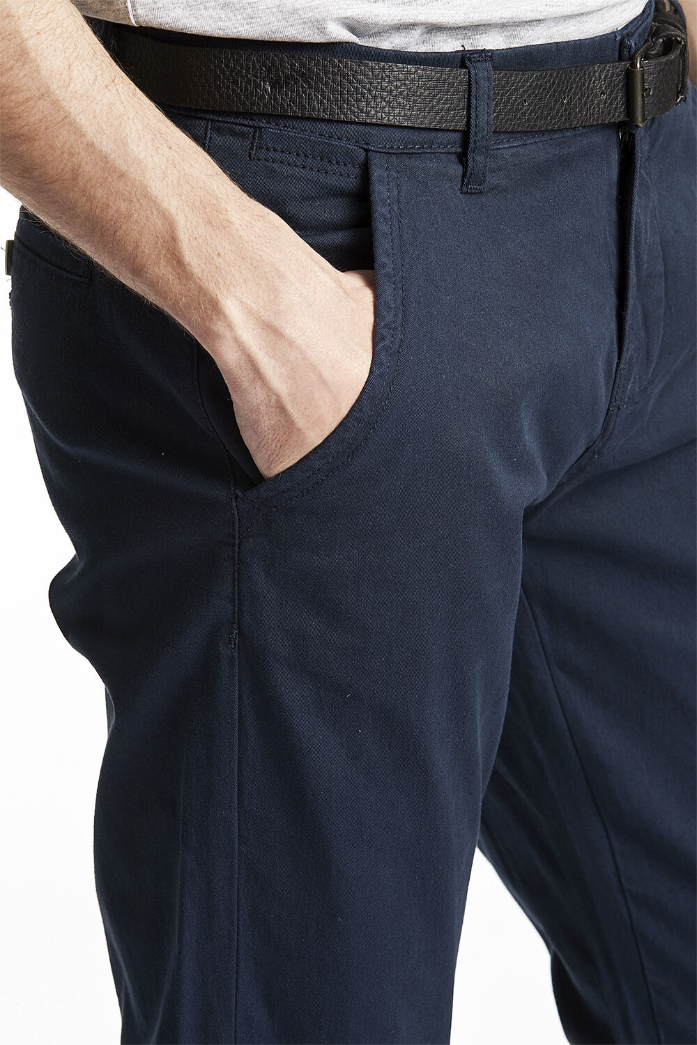 Chino m. b&aelig;lte & stretch