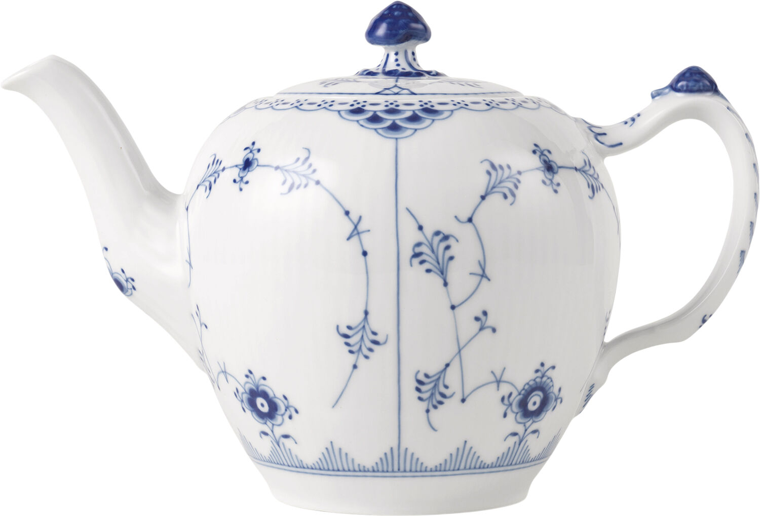 Musselmalet Halvblonde Tekande, 70 cl