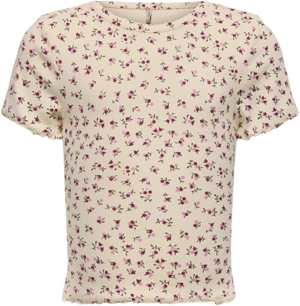 KMGTRINNY SS O-NECK AOP TOP JRS