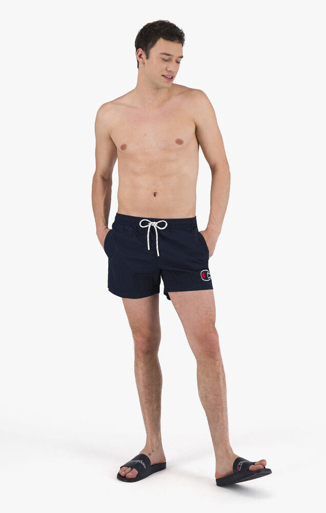 Satin C Logo badeshorts