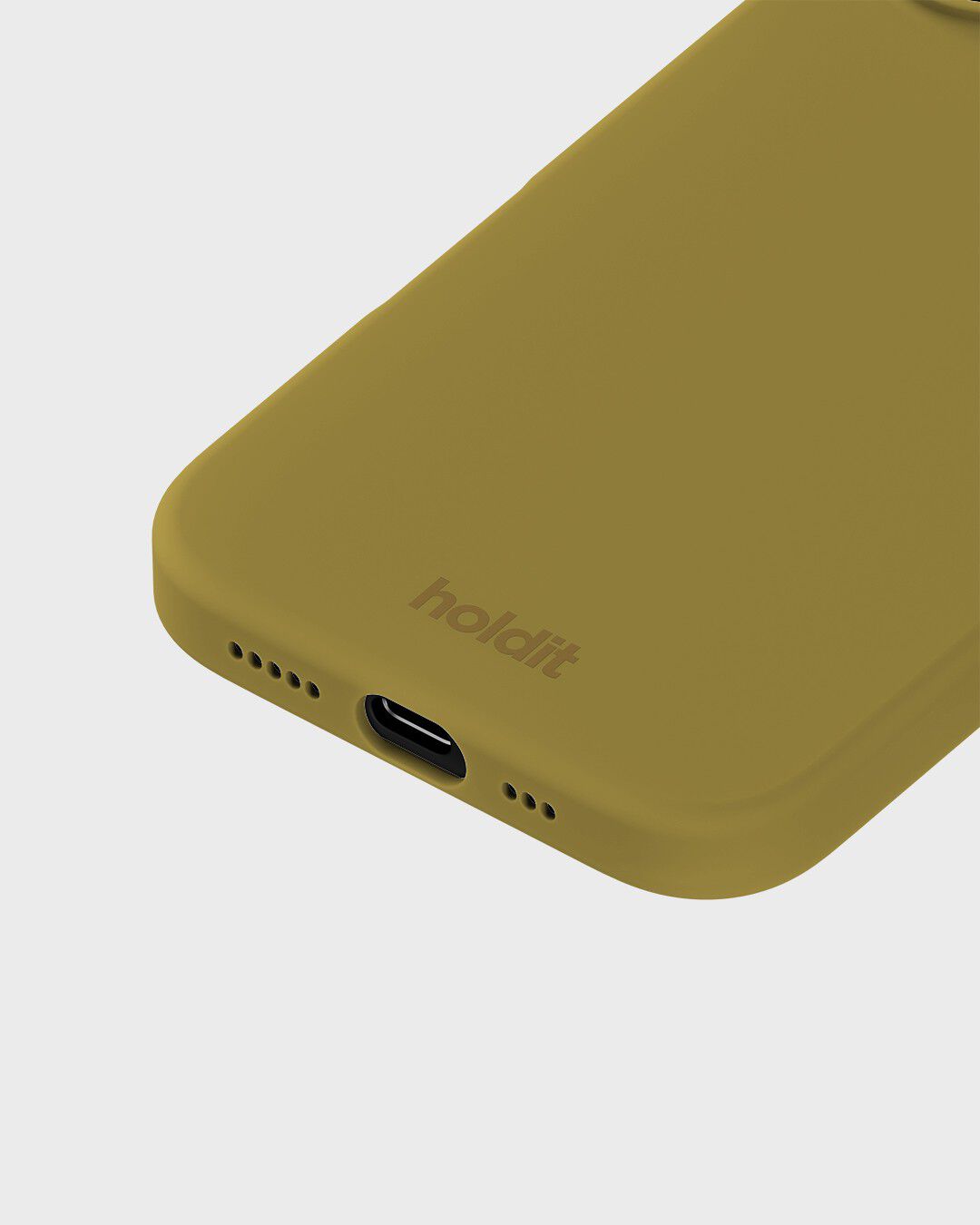 Silicone Case iPhone 16 Warm Olive