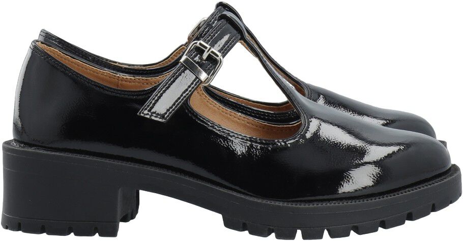 BIAPEARL T-Strap Mary Jane Faux Leather