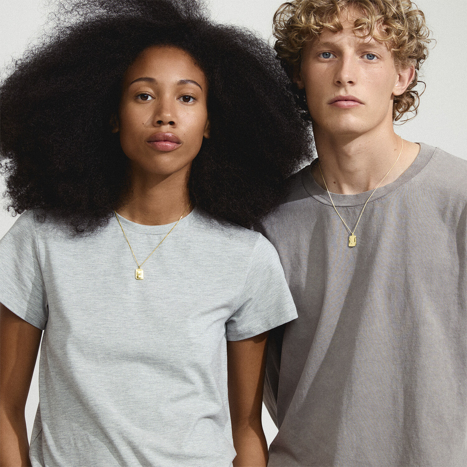 CANCER recycled Zodiac Sign necklace, gold-plated