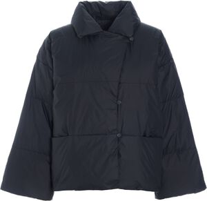 Feather down jakke med revers