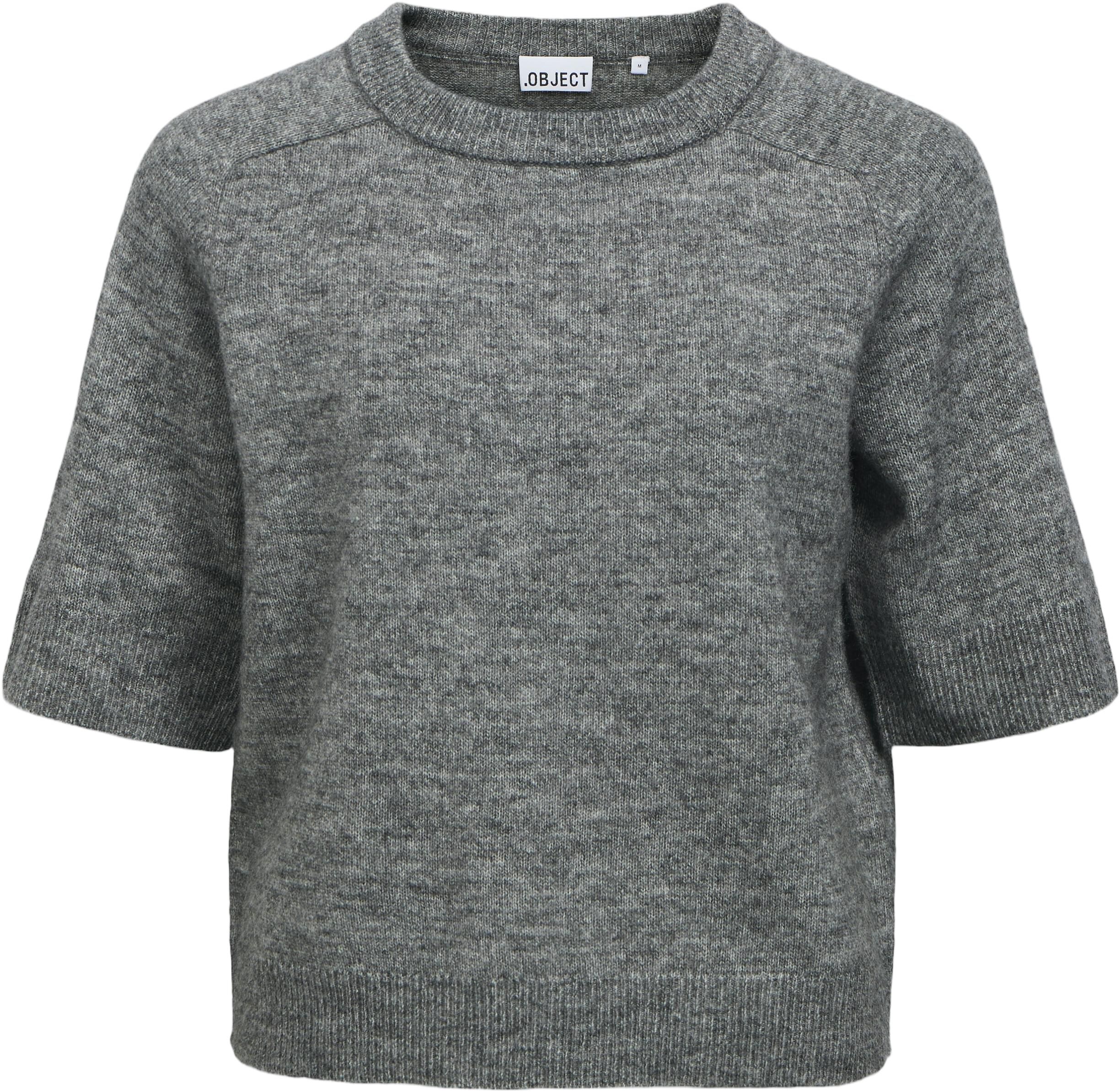 OBJDENISI 2/4 RE KNIT PULLOVER NOOS