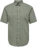 ONSCAIDEN LIFE SS SOLID LINEN SHIRT