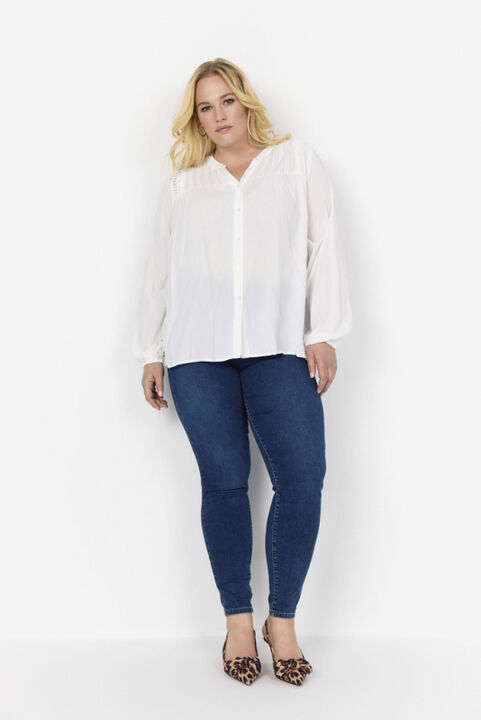 Curvy WA-SIA 27 Bluse Off white