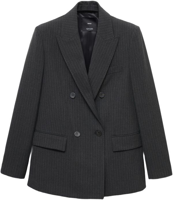 Pinstripe suit jacket