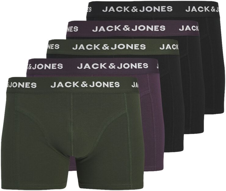 JACJJ SOLID TRUNKS 5 PACK