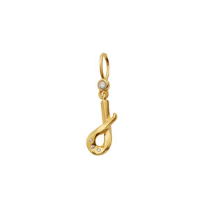 Alphabet Pendant Gold
