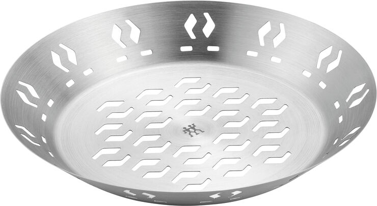 BBQ+ Grillkurv med håndtag Sølv Rund