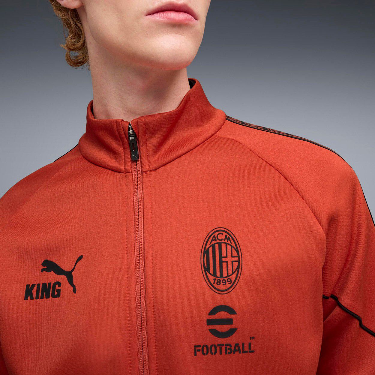 AC Milan King Anthem Full Zip Sweatshirt