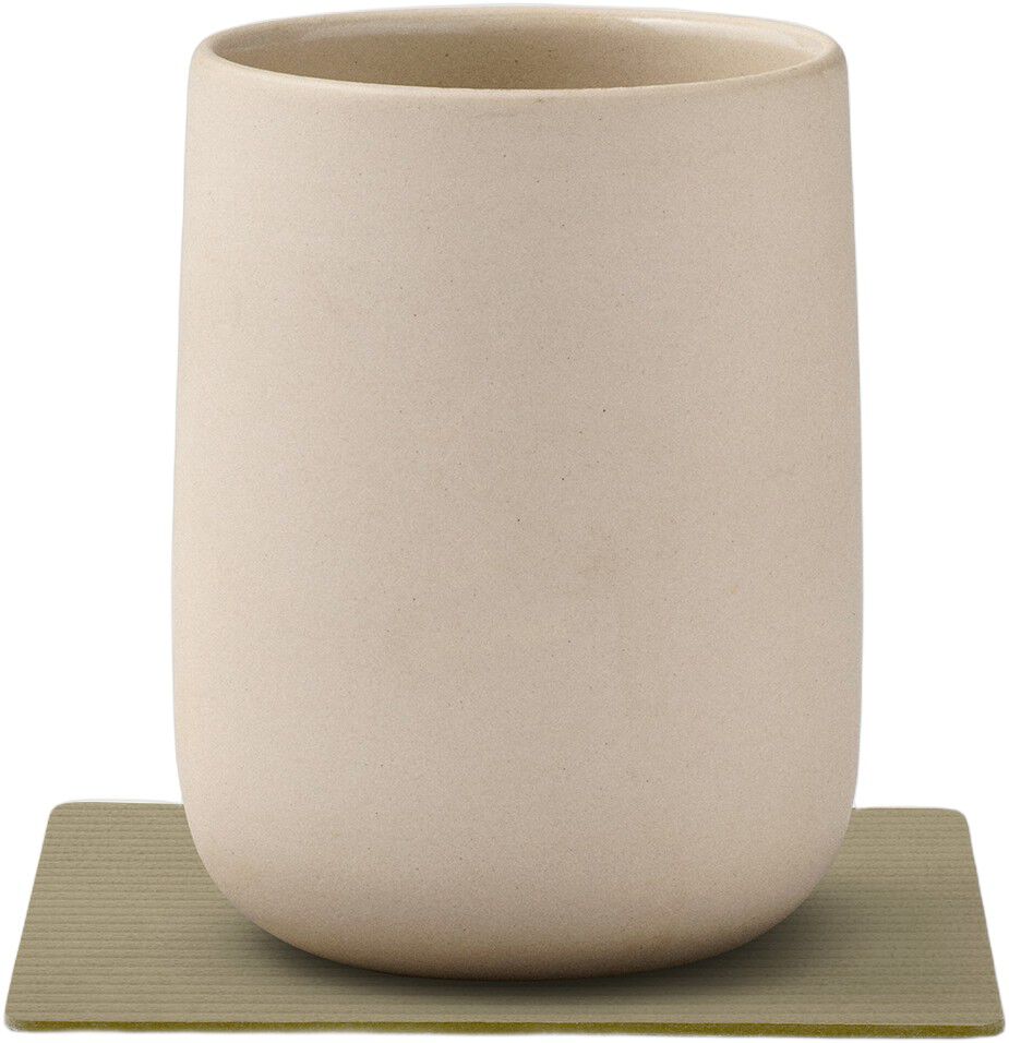 Glass Mat Square Corduroy Herbal Dust