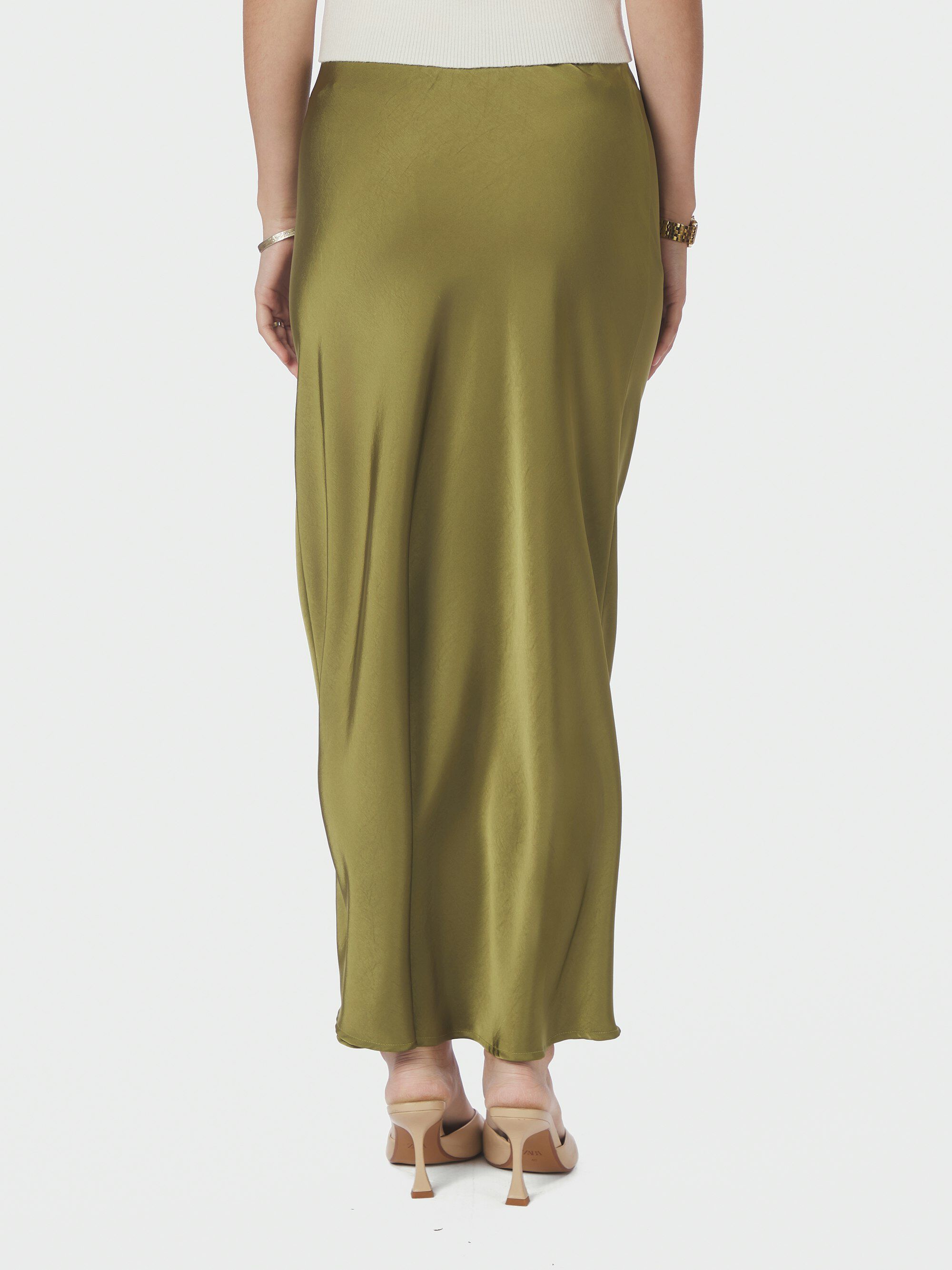 Vicky Heavy Sateen Skirt