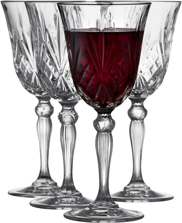 Rødvin 4 stk. Lyngby Melodia