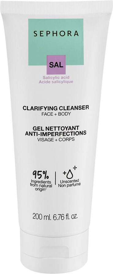 Clarifying face & body cleanser - Face + body cleanser