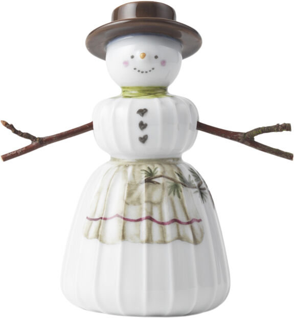 Hammersh&oslash;i Christmas Snekone H11 hvid m. deko