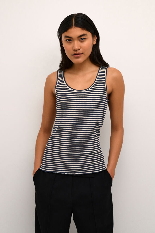 CandaceKB Striped Tank Top