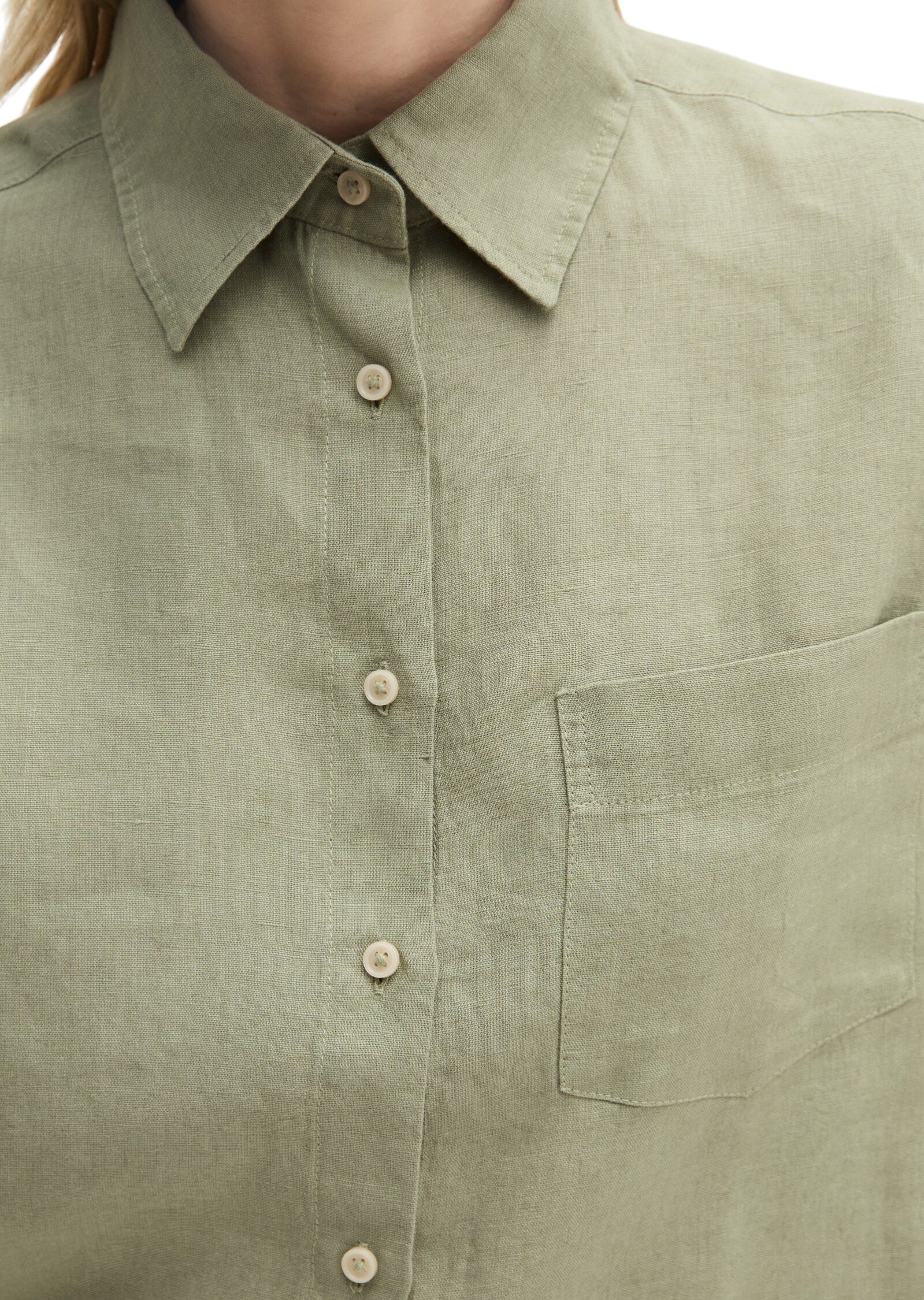 Blouse, boxy shape, chest pocket, l