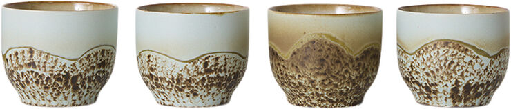 70s ceramics café cup shell