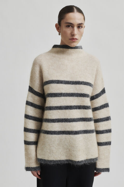 Ovalis Mohair Blend Knit T-Neck