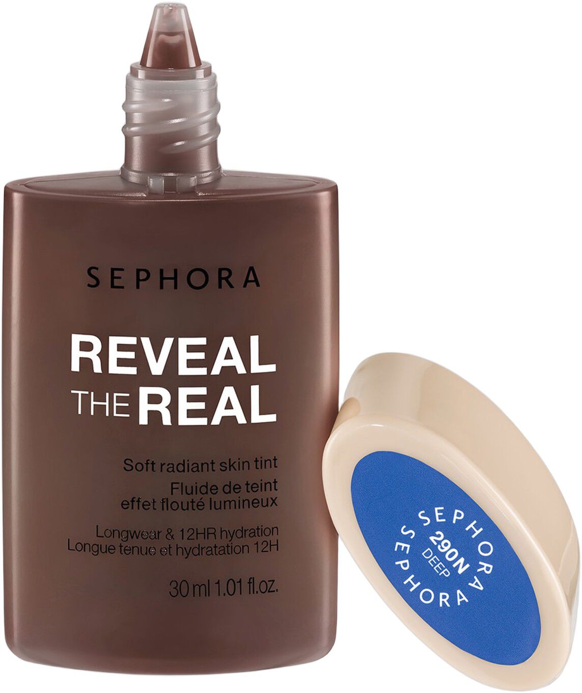 Reveal The Real - Flydende teint med lysende og sl&oslash;ret effekt