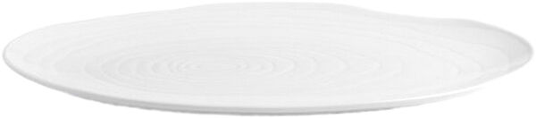 Boulogne tallerken oval, hvid L18cm