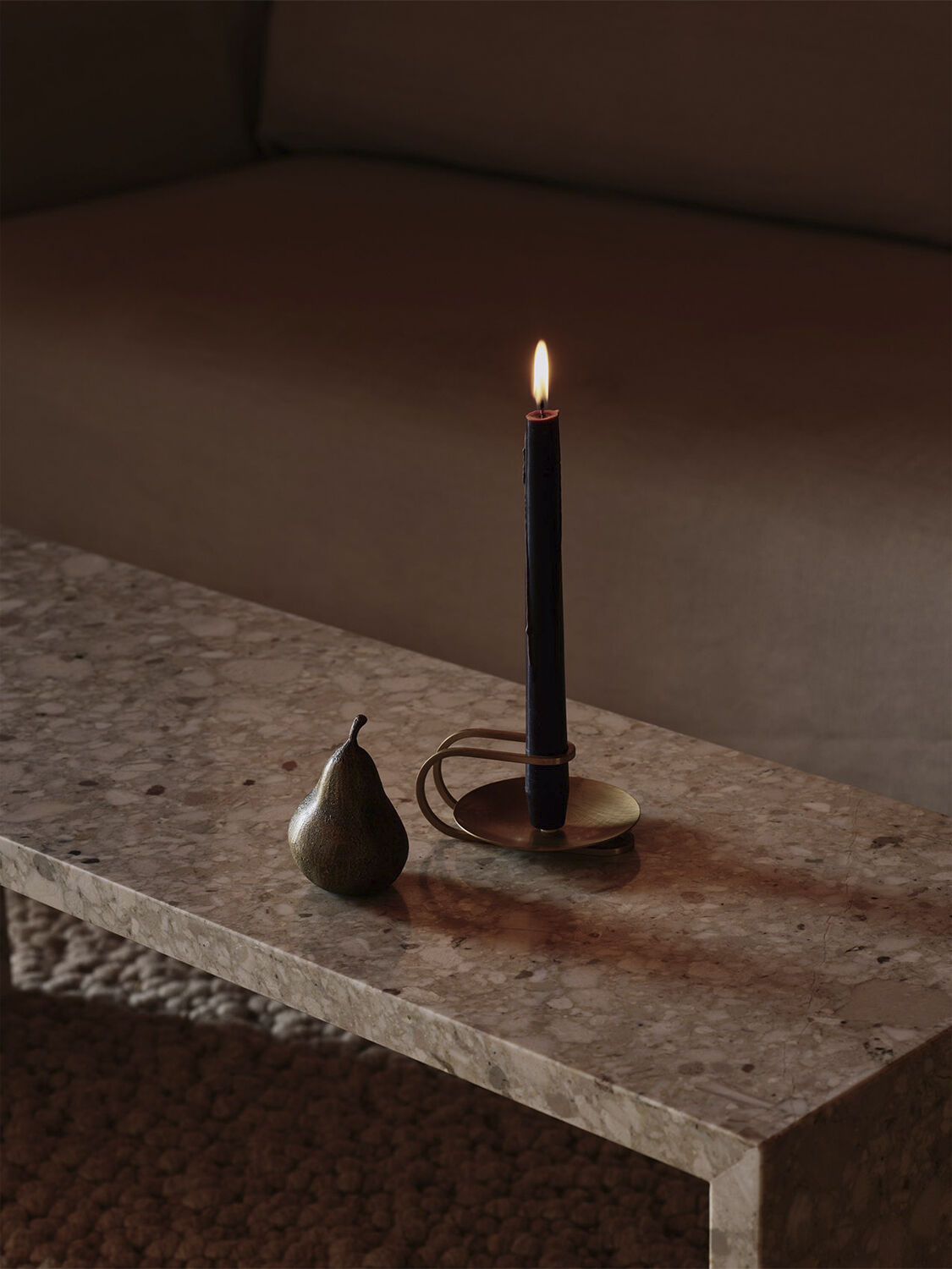 Clip Candle Holder, Table, H5, Blac