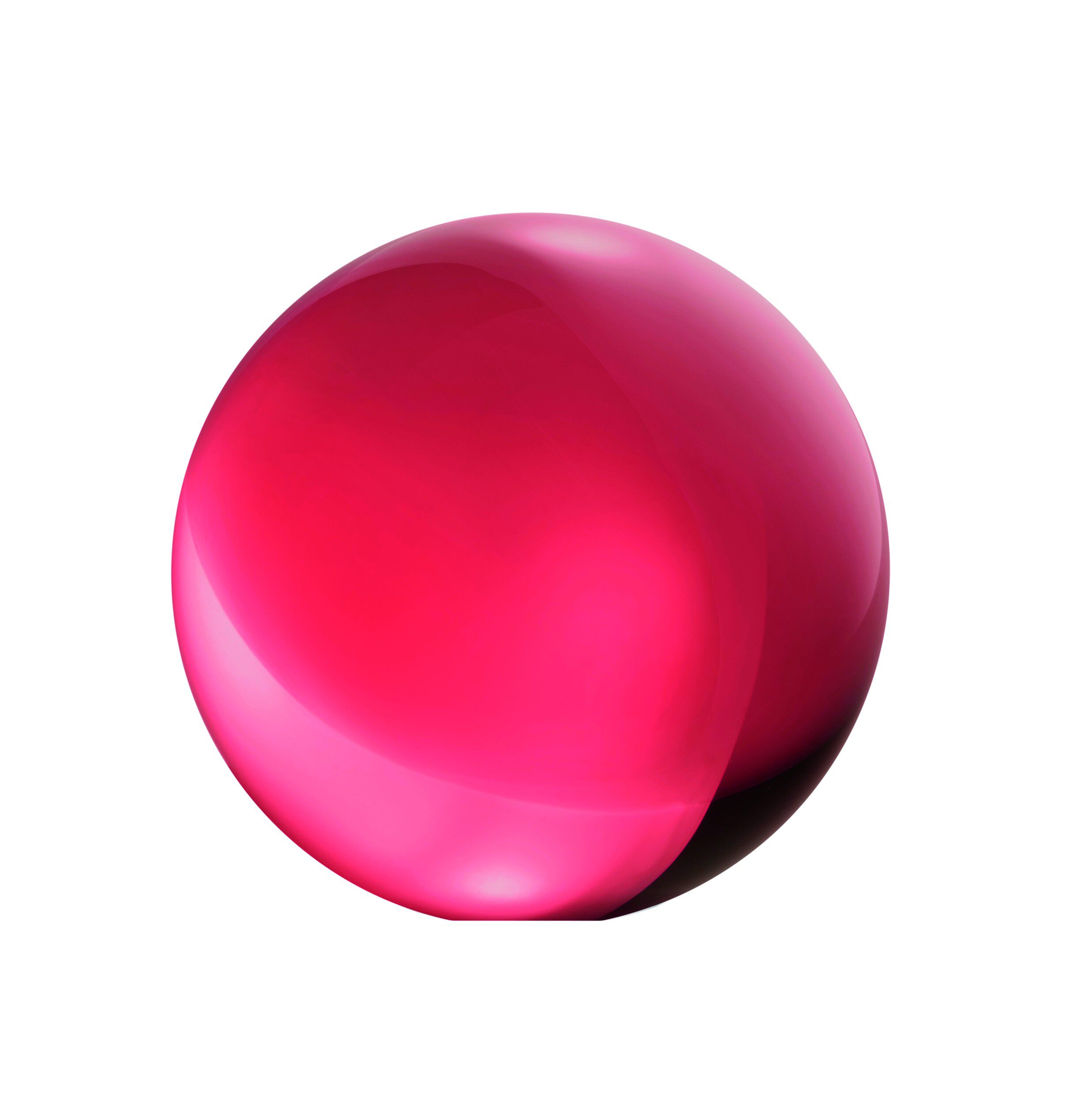 Iittala glass sphere 5cm crimson red