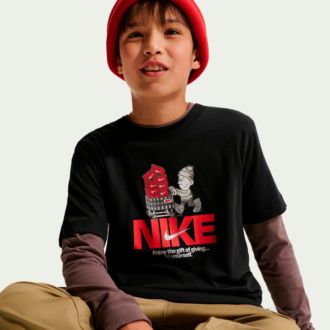 NIKE SPORTSWEAR BIG KIDS' T-SH