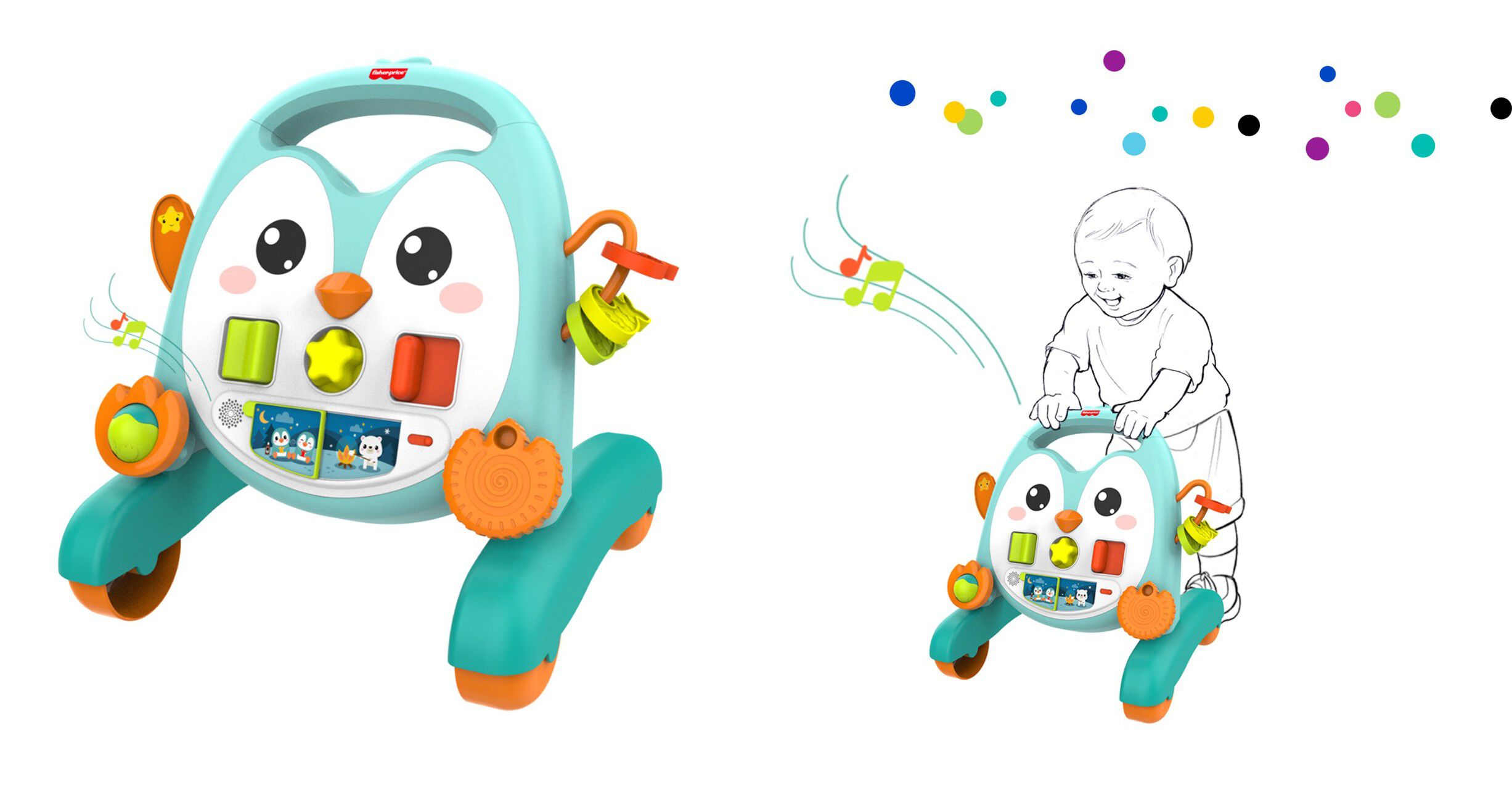 Fisher-Price Pingvin g&aring;vo