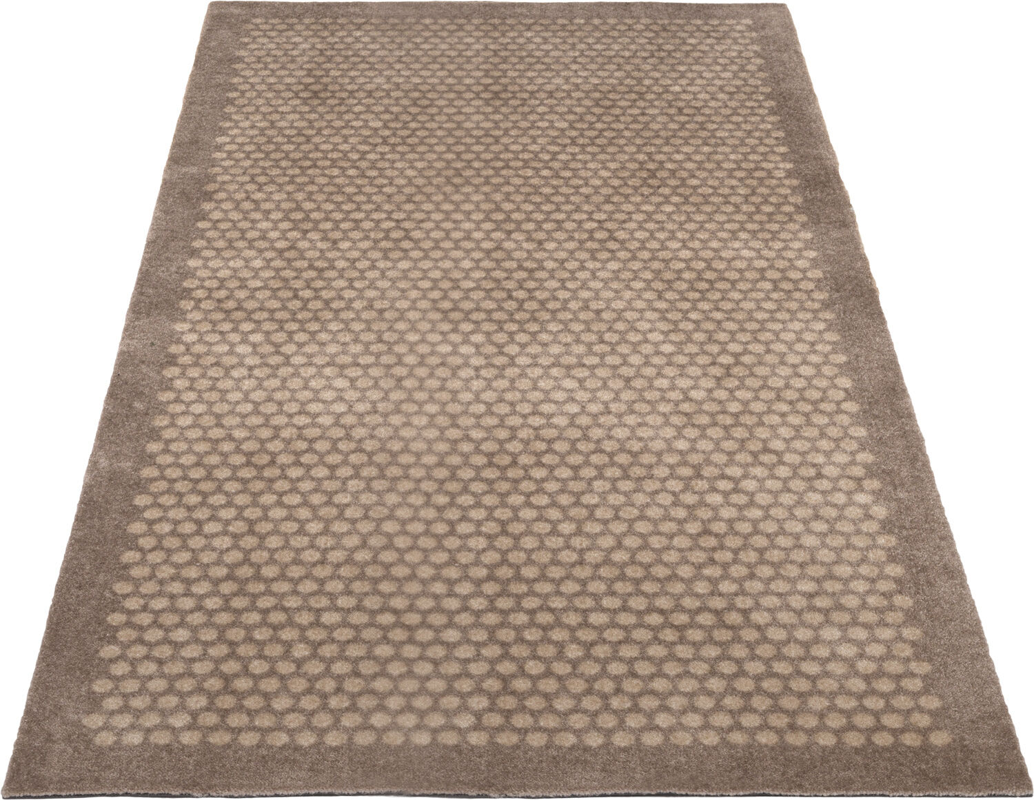 L&oslash;ber 90x200 cm, dot sand/beige