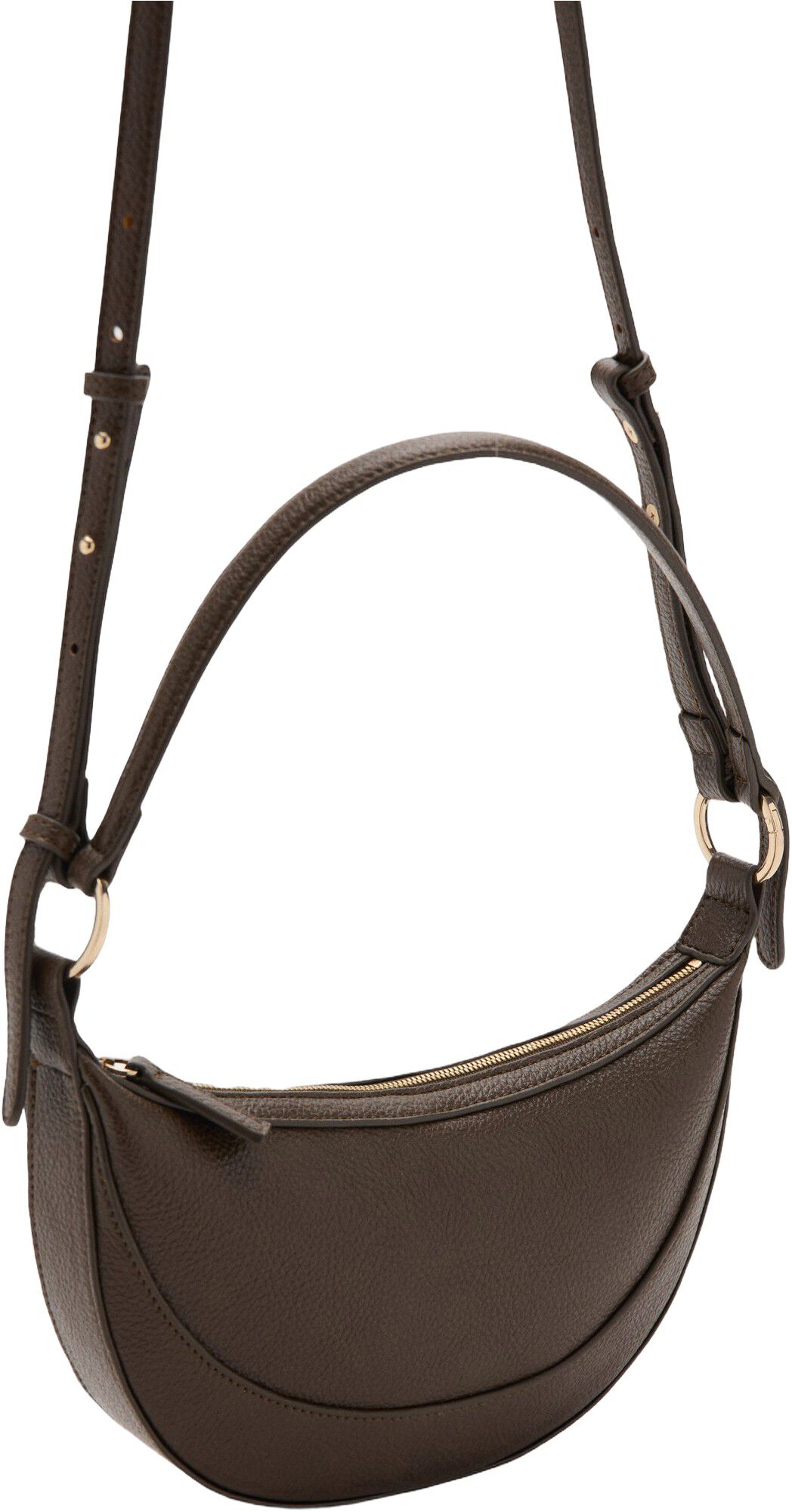 Oval shoulder bag