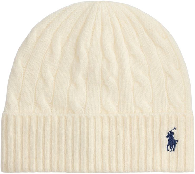 Cable-Knit Wool-Cashmere Beanie