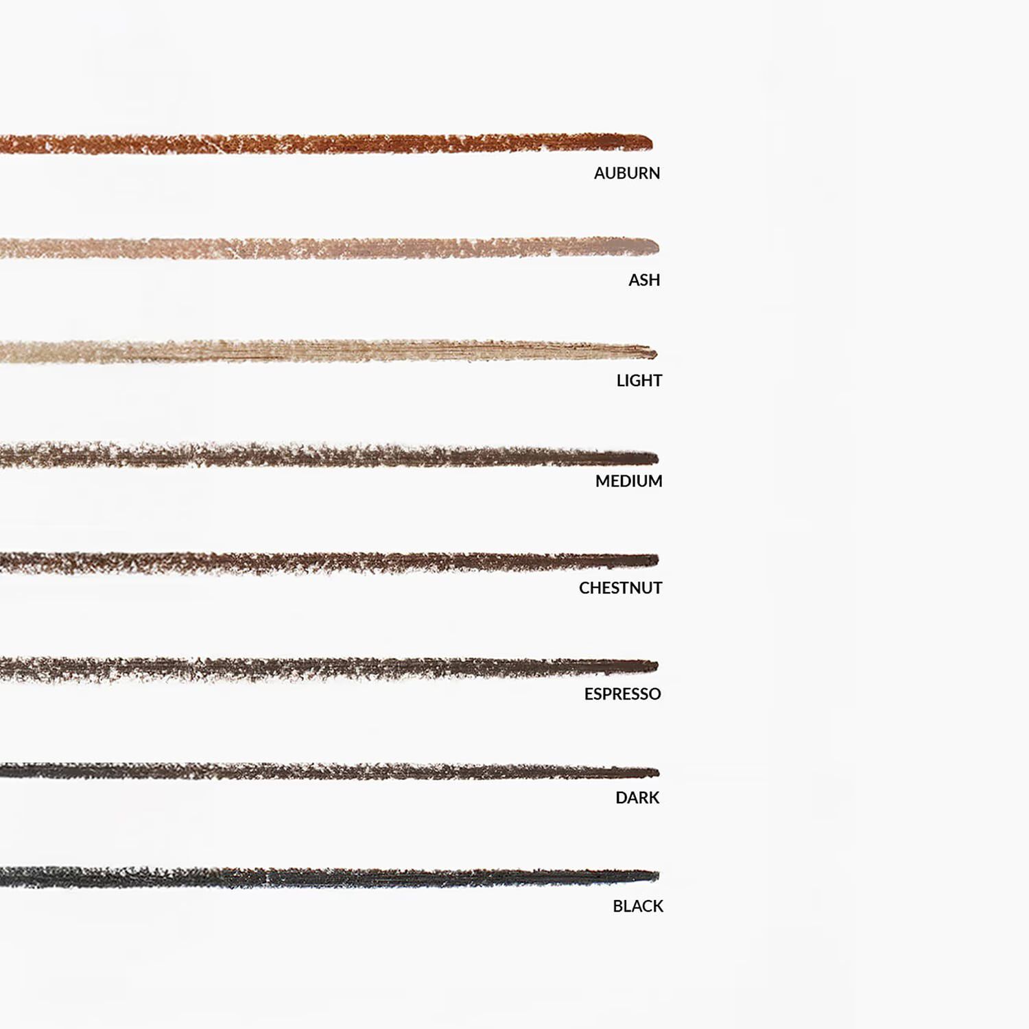 Brow Pencil - Pigmenteret blyant med fin spids og indbygget b&oslash;rste
