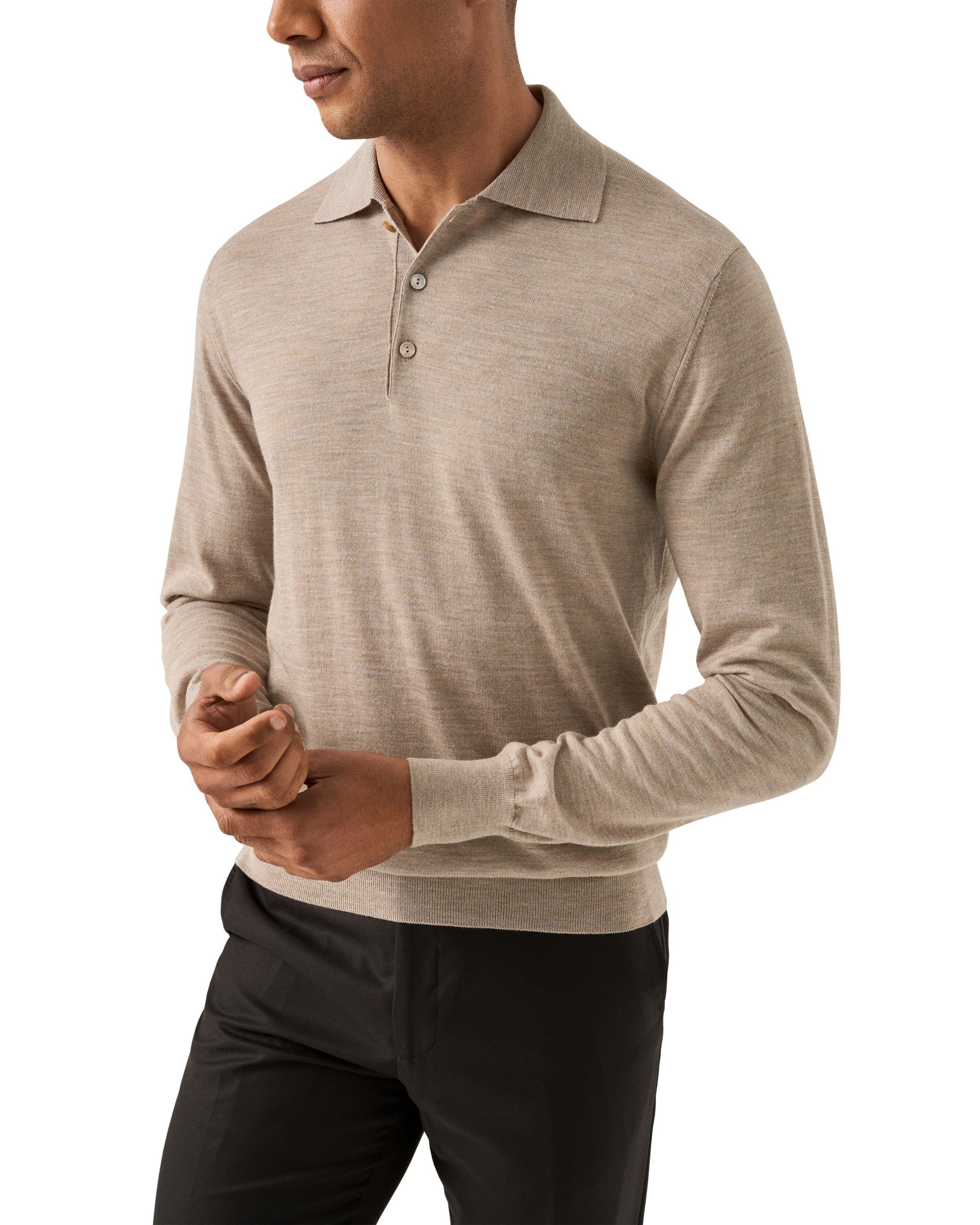 Fine Knit Merino Polo Shirt